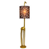 Lucide EXTRAVAGANZA MISS TALL - Stehleuchte - Ø 31,5 cm - 1xE27 - Mattes Gold / Messing