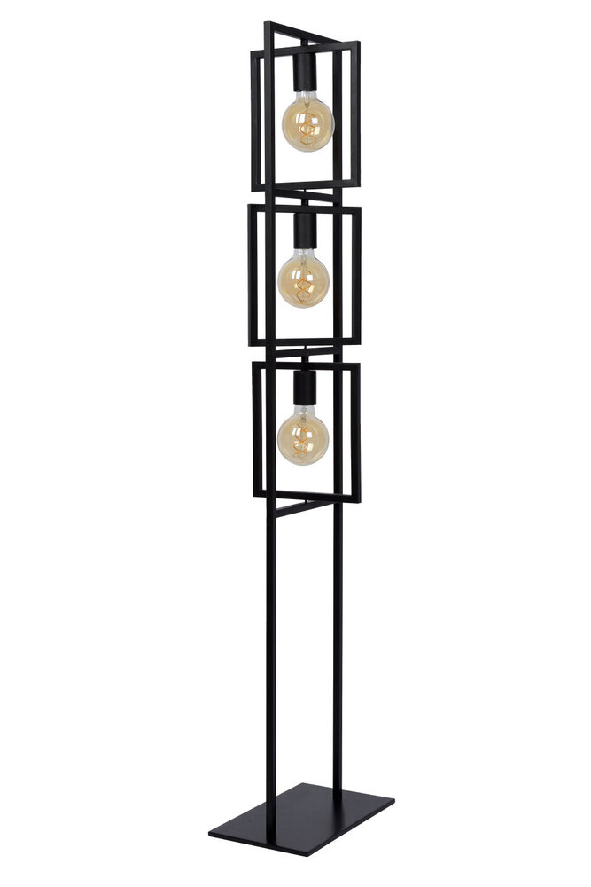 Lucide LUUK - Stehleuchte - 3xE27 - Schwarz Lucide LUUK - Stehleuchte - 3xE27 - Schwarz
