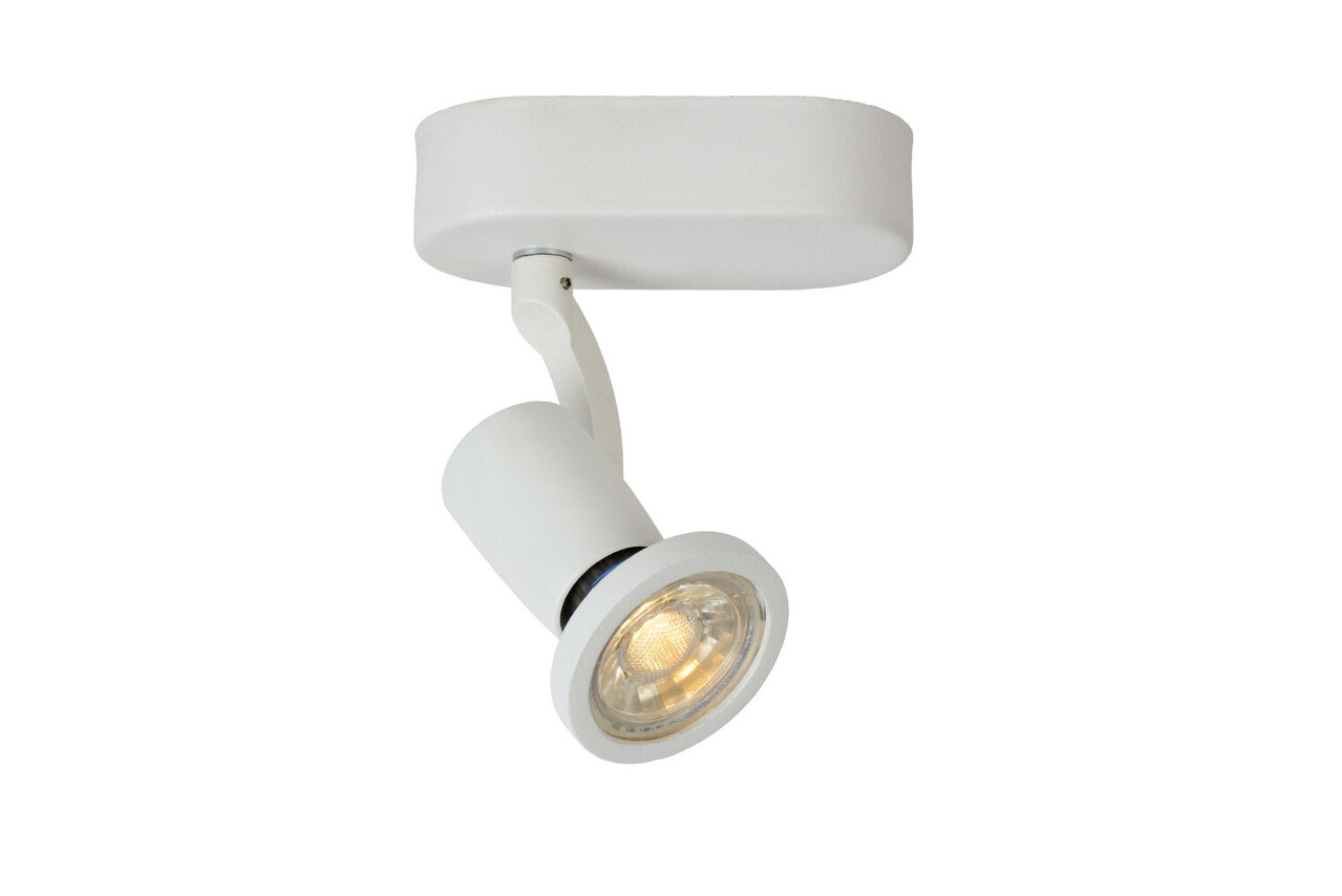 Lucide JASTER-LED - Deckenstrahler - LED - GU10 - 1x5W 2700K - Weiß Lucide JASTER-LED - Deckenstrahler - LED - GU10 - 1x5W 2700K - Weiß