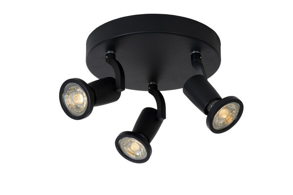 Lucide JASTER-LED - Deckenstrahler - Ø 20 cm - LED - GU10 - 3x5W 2700K - Schwarz Lucide JASTER-LED - Deckenstrahler - Ø 20 cm - LED - GU10 - 3x5W 2700K - Schwarz