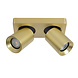 Lucide NIGEL - Deckenstrahler - LED Dim to warm - GU10 - 2x5W 2200K/3000K - Mattes Gold / Messing Lucide NIGEL - Deckenstrahler - LED Dim to warm - GU10 - 2x5W 2200K/3000K - Mattes Gold / Messing