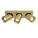 Lucide NIGEL - Deckenstrahler - LED Dim to warm - GU10 - 3x5W 2200K/3000K - Mattes Gold / Messing