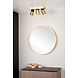 Lucide NIGEL - Deckenstrahler - LED Dim to warm - GU10 - 3x5W 2200K/3000K - Mattes Gold / Messing