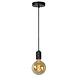 Lucide JOVA - Hängeleuchte - Ø 10 cm - 1xE27 - Schwarz
