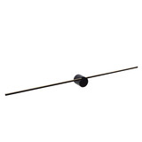 Lucide MIZAR - Wandleuchte Badezimmer - LED - 1x11W 2700K - IP44 - Schwarz