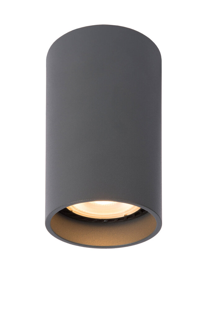 Lucide DELTO - Deckenstrahler - Ø 5,5 cm - LED Dim to warm - GU10 - 1x5W 2200K/3000K - Grau Lucide DELTO - Deckenstrahler - Ø 5,5 cm - LED Dim to warm - GU10 - 1x5W 2200K/3000K - Grau