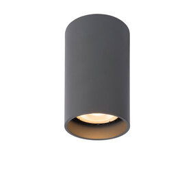 Lucide DELTO - Deckenstrahler - Ø 5,5 cm - LED Dim to warm - GU10 - 1x5W 2200K/3000K - Grau