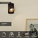 Lucide TURNON - Bettleuchte / Wandleuchte - LED Dim to warm - GU10 - 1x5W 2200K/3000K - Schwarz