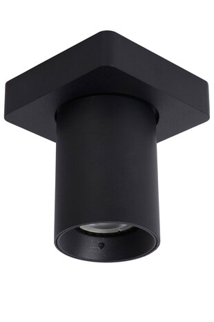 Lucide NIGEL - Deckenstrahler - LED Dim to warm - GU10 - 1x5W 2200K/3000K - Schwarz Lucide NIGEL - Deckenstrahler - LED Dim to warm - GU10 - 1x5W 2200K/3000K - Schwarz