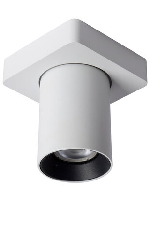 Lucide NIGEL - Deckenstrahler - LED Dim to warm - GU10 - 1x5W 2200K/3000K - Weiß Lucide NIGEL - Deckenstrahler - LED Dim to warm - GU10 - 1x5W 2200K/3000K - Weiß