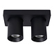Lucide NIGEL - Deckenstrahler - LED Dim to warm - GU10 - 2x5W 2200K/3000K - Schwarz Lucide NIGEL - Deckenstrahler - LED Dim to warm - GU10 - 2x5W 2200K/3000K - Schwarz