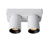 Lucide NIGEL - Deckenstrahler - LED Dim to warm - GU10 - 2x5W 2200K/3000K - Weiß