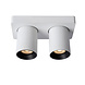 Lucide NIGEL - Deckenstrahler - LED Dim to warm - GU10 - 2x5W 2200K/3000K - Weiß Lucide NIGEL - Deckenstrahler - LED Dim to warm - GU10 - 2x5W 2200K/3000K - Weiß