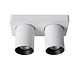 Lucide NIGEL - Deckenstrahler - LED Dim to warm - GU10 - 2x5W 2200K/3000K - Weiß Lucide NIGEL - Deckenstrahler - LED Dim to warm - GU10 - 2x5W 2200K/3000K - Weiß