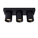 Lucide NIGEL - Deckenstrahler - LED Dim to warm - GU10 - 3x5W 2200K/3000K - Schwarz Lucide NIGEL - Deckenstrahler - LED Dim to warm - GU10 - 3x5W 2200K/3000K - Schwarz