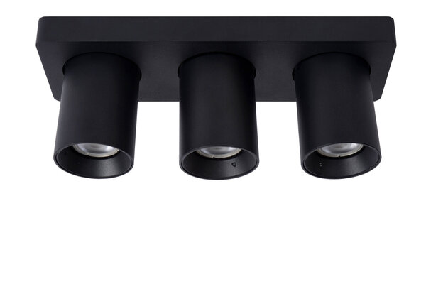 Lucide NIGEL - Deckenstrahler - LED Dim to warm - GU10 - 3x5W 2200K/3000K - Schwarz Lucide NIGEL - Deckenstrahler - LED Dim to warm - GU10 - 3x5W 2200K/3000K - Schwarz