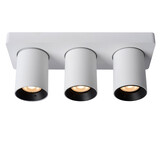 Lucide NIGEL - Deckenstrahler - LED Dim to warm - GU10 - 3x5W 2200K/3000K - Weiß