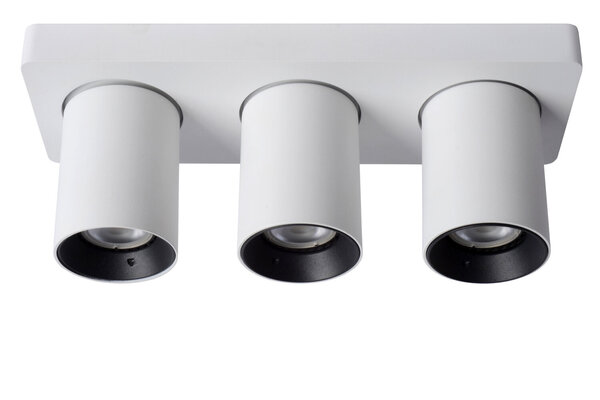 Lucide NIGEL - Deckenstrahler - LED Dim to warm - GU10 - 3x5W 2200K/3000K - Weiß Lucide NIGEL - Deckenstrahler - LED Dim to warm - GU10 - 3x5W 2200K/3000K - Weiß