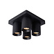 Lucide NIGEL - Deckenstrahler - LED Dim to warm - GU10 - 4x5W 2200K/3000K - Schwarz