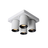 Lucide NIGEL - Deckenstrahler - LED Dim to warm - GU10 - 4x5W 2200K/3000K - Weiß