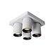Lucide NIGEL - Deckenstrahler - LED Dim to warm - GU10 - 4x5W 2200K/3000K - Weiß Lucide NIGEL - Deckenstrahler - LED Dim to warm - GU10 - 4x5W 2200K/3000K - Weiß