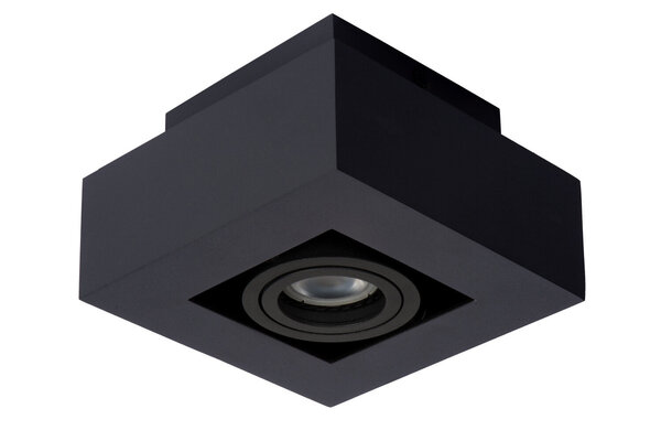 Lucide XIRAX - Deckenstrahler - LED Dim to warm - GU10 - 1x5W 2200K/3000K - Schwarz
