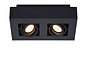 XIRAX - Deckenstrahler - LED Dim to warm - GU10 - 2x5W 2200K/3000K - Schwarz