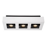 Lucide XIRAX - Deckenstrahler - LED Dim to warm - GU10 - 3x5W 2200K/3000K - Weiß Lucide XIRAX - Deckenstrahler - LED Dim to warm - GU10 - 3x5W 2200K/3000K - Weiß