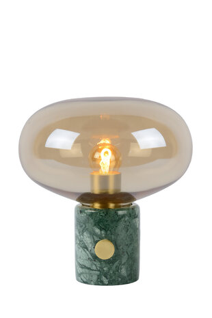 Lucide CHARLIZE - Tischleuchte - Ø 23 cm - 1xE27 - Bernstein Lucide CHARLIZE - Tischleuchte - Ø 23 cm - 1xE27 - Bernstein