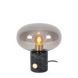 Lucide CHARLIZE - Tischleuchte - Ø 23 cm - 1xE27 - Fumé Lucide CHARLIZE - Tischleuchte - Ø 23 cm - 1xE27 - Fumé