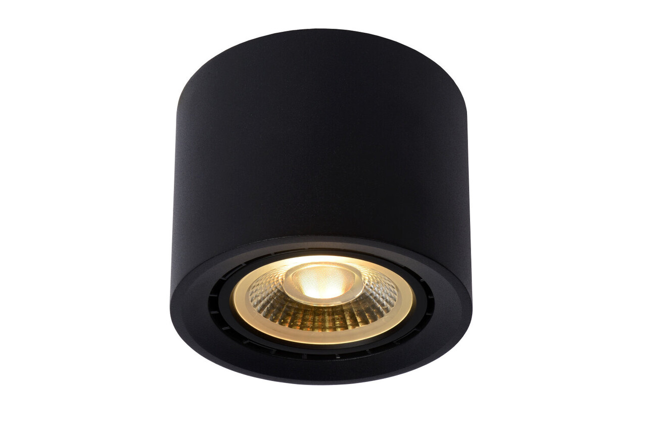 Lucide FEDLER - Deckenstrahler - Ø 12 cm - LED Dim to warm - GU10 (ES111) - 1x12W 2200K/3000K - Schwarz Lucide FEDLER - Deckenstrahler - Ø 12 cm - LED Dim to warm - GU10 (ES111) - 1x12W 2200K/3000K - Schwarz