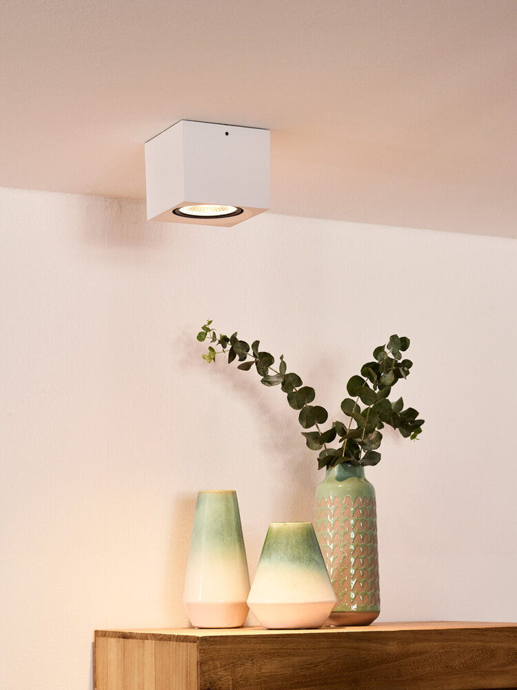 Lucide FEDLER - Deckenstrahler - LED Dim to warm - GU10 (ES111) - 1x12W 2200K/3000K - Weiß Lucide FEDLER - Deckenstrahler - LED Dim to warm - GU10 (ES111) - 1x12W 2200K/3000K - Weiß