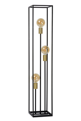 Lucide RUBEN - Stehleuchte - 3xE27 - Schwarz Lucide RUBEN - Stehleuchte - 3xE27 - Schwarz