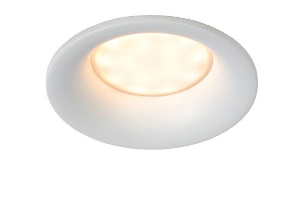 Lucide ZIVA - Downlight Badezimmer - Ø 8,5 cm - 1xGU10 - IP44 - Weiß Lucide ZIVA - Downlight Badezimmer - Ø 8,5 cm - 1xGU10 - IP44 - Weiß