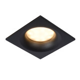 Lucide ZIVA - Einbaustrahler Bad - 1xGU10 - IP44 - Schwarz Lucide ZIVA - Einbaustrahler Bad - 1xGU10 - IP44 - Schwarz