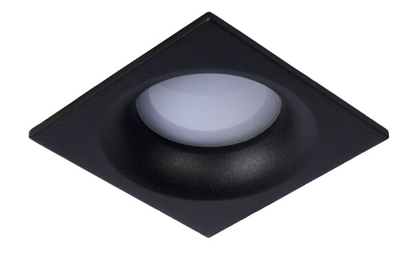 Lucide ZIVA - Einbaustrahler Bad - 1xGU10 - IP44 - Schwarz