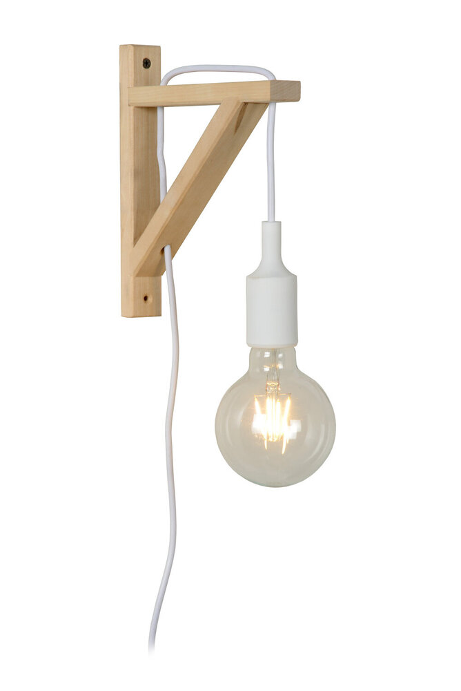 Lucide FIX - Wandleuchte - 1xE27 - Weiß Lucide FIX - Wandleuchte - 1xE27 - Weiß