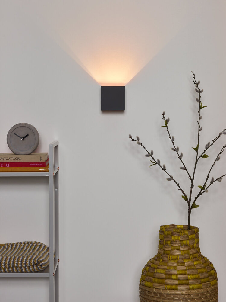 Lucide XIO - Wandleuchte - LED Dimb. - G9 - 1x4W 2700K - Einstellbarer Abstrahlwinkel - Grau Lucide XIO - Wandleuchte - LED Dimb. - G9 - 1x4W 2700K - Einstellbarer Abstrahlwinkel - Grau