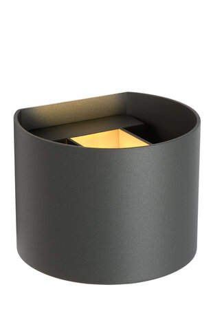 Lucide XIO - Wandleuchte - LED Dimb. - G9 - 1x3,5W 2700K - Einstellbarer Abstrahlwinkel - Grau