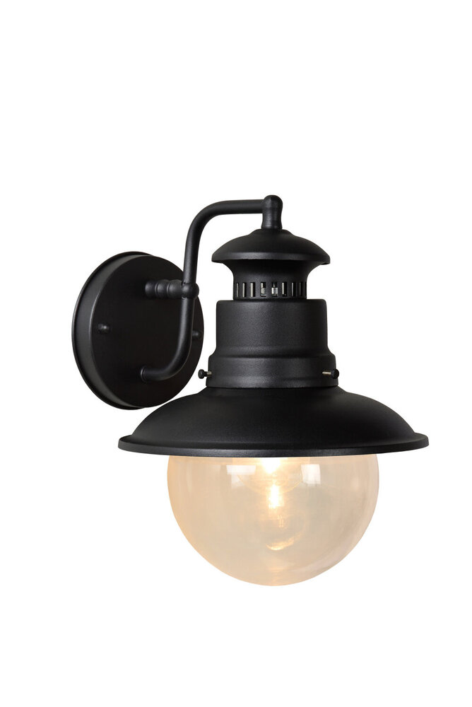 Lucide FIGO - Wandleuchte Indoor/Outdoor - Ø 21,5 cm - 1xE27 - IP44 - Schwarz Lucide FIGO - Wandleuchte Indoor/Outdoor - Ø 21,5 cm - 1xE27 - IP44 - Schwarz