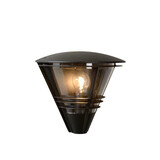Lucide LIVIA - Wandleuchte Innen/Außen - 1xE27 - IP44 - Schwarz