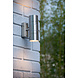 Lucide ARNE-LED - Wandleuchte Innen/Außen - Ø 6,3 cm - LED - GU10 - 2x5W 2700K - IP44 - Mattchrom