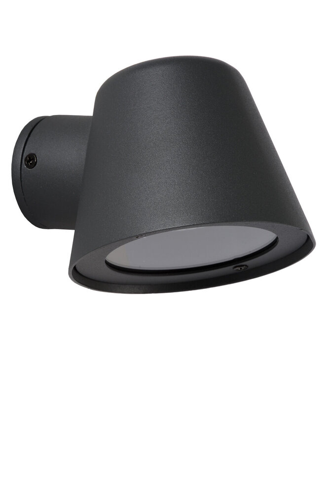 Lucide DINGO-LED - Wandleuchte Innen/Außen - LED Dimb. - GU10 - 1x5W 3000K - IP44 - Anthrazit