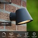 Lucide DINGO-LED - Wandleuchte Innen/Außen - LED Dimb. - GU10 - 1x5W 3000K - IP44 - Anthrazit