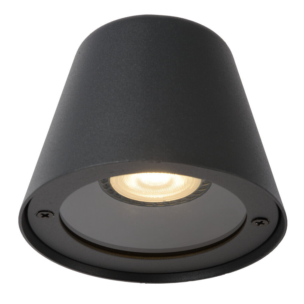 Lucide DINGO-LED - Wandleuchte Innen/Außen - LED Dimb. - GU10 - 1x5W 3000K - IP44 - Anthrazit