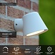 Lucide DINGO-LED - Wandleuchte Innen/Außen - LED Dimb. - GU10 - 1x5W 3000K - IP44 - Weiß Lucide DINGO-LED - Wandleuchte Innen/Außen - LED Dimb. - GU10 - 1x5W 3000K - IP44 - Weiß