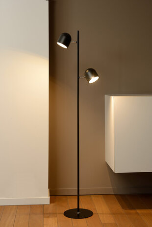 Lucide SKANSKA - Stehleuchte - LED Dimb. - 2x5W 3000K - Schwarz Lucide SKANSKA - Stehleuchte - LED Dimb. - 2x5W 3000K - Schwarz
