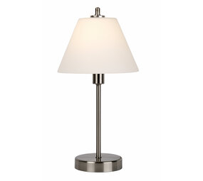 Lucide TOUCH - Tischleuchte - Ø 22 cm - 1xE14 - Mattchrom Lucide TOUCH - Tischleuchte - Ø 22 cm - 1xE14 - Mattchrom