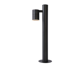 Lucide ARNE-LED - Sockellampe - Ø 6,3 cm - LED - GU10 - 1x5W 2700K - IP44 - Schwarz