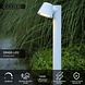 Lucide DINGO-LED - Sockellampe - LED Dimb. - GU10 - 1x5W 3000K - IP44 - Weiß
